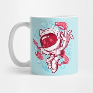 Cat in Koi Space Mug